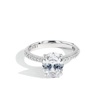 Tacori RoyalT Oval Diamond Engagement Ring Setting - Tacori product