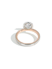 Verragio Tradition Two Tone Round Halo Engagement Ring Setting
