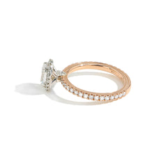 Verragio Tradition Oval Halo Pavé Diamond Engagement Ring Setting