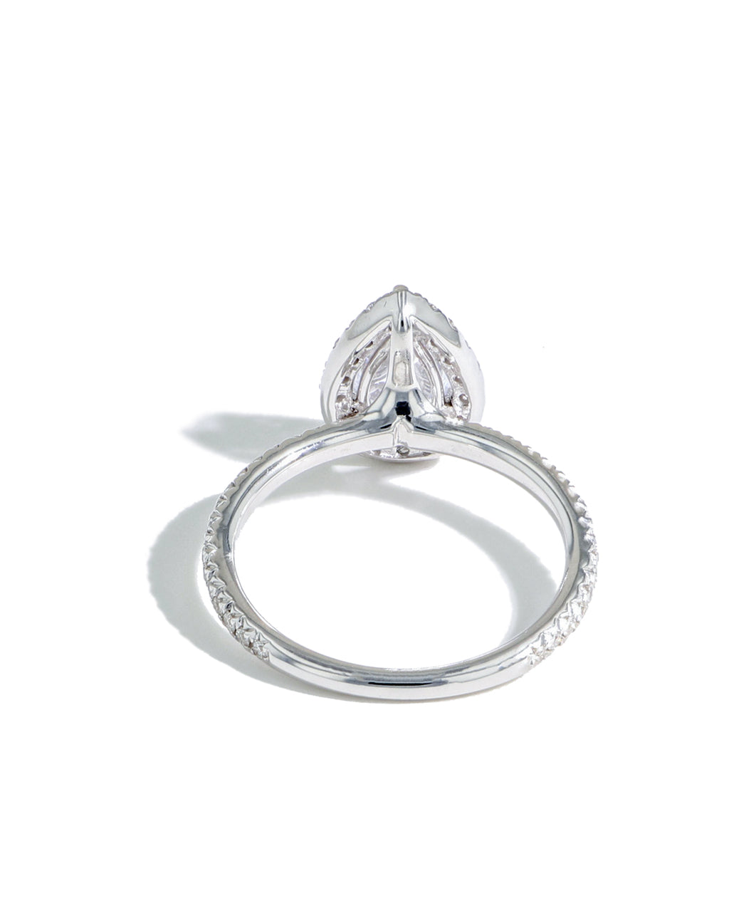 The Halo Pavé Engagement Ring