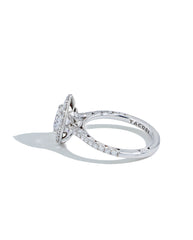 Tacori Inflori Pear Bloom Pavé Diamond Engagement Ring Setting