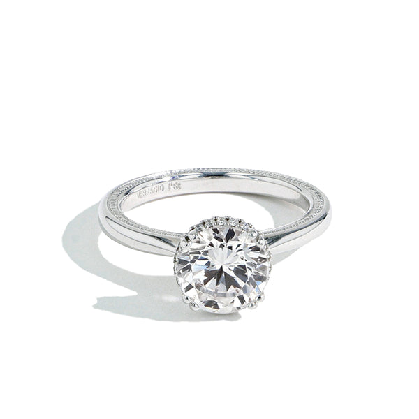 Verragio Tradition Round Diamond Hidden Halo Engagement Ring Setting