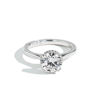 Verragio Tradition Round Diamond Hidden Halo Engagement Ring Setting - Verragio product