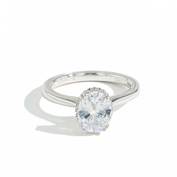Verragio Tradition Oval Diamond Hidden Halo Engagement Ring Setting