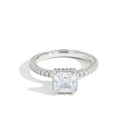 Verragio Tradition Princess Hidden Halo Diamond Engagement Ring Setting - Verragio product