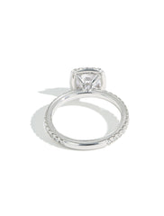 Verragio Tradition White Gold Round Diamond Cushion Halo Engagement Ring Setting