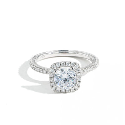 Verragio Tradition Round Diamond Cushion Halo Engagement Ring Setting - Verragio product