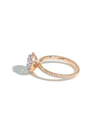 The Halo Pavé Engagement Ring