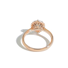 The Oval Vintage Engagement Ring in Rose Gold