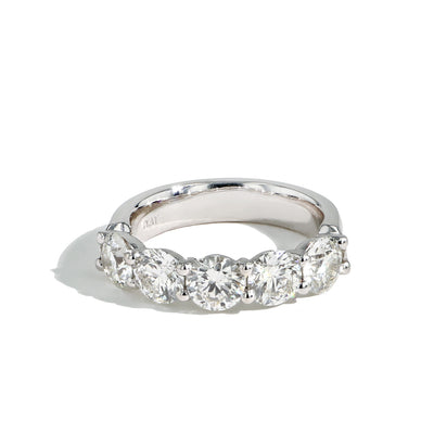 5 Round Diamond Band in Platinum - 2.5ctw - Private Label product