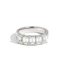5 Emerald Cut Diamond Band