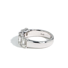 5 Emerald Cut Diamond Band