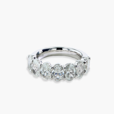 3.50 Carat Oval Diamond Wedding Band - Private Label product