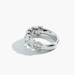 3.50 Carat Oval Diamond Wedding Band