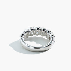3.50 Carat Oval Diamond Wedding Band