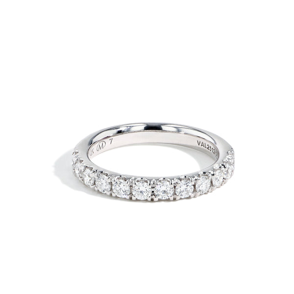 .75ctw Round Diamond Thin Half Eternity Band