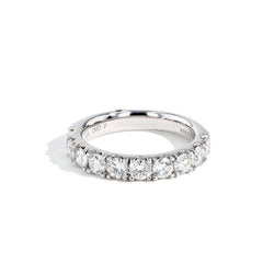 1.40ctw Round Diamond Half Eternity Band