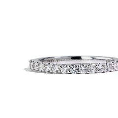 Private Label Halfway Pavé Diamond Band