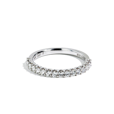 Private Label Halfway Pavé Diamond Band - Private Label product