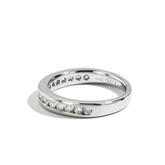 Private Label Channel Set Diamond Wedding Band