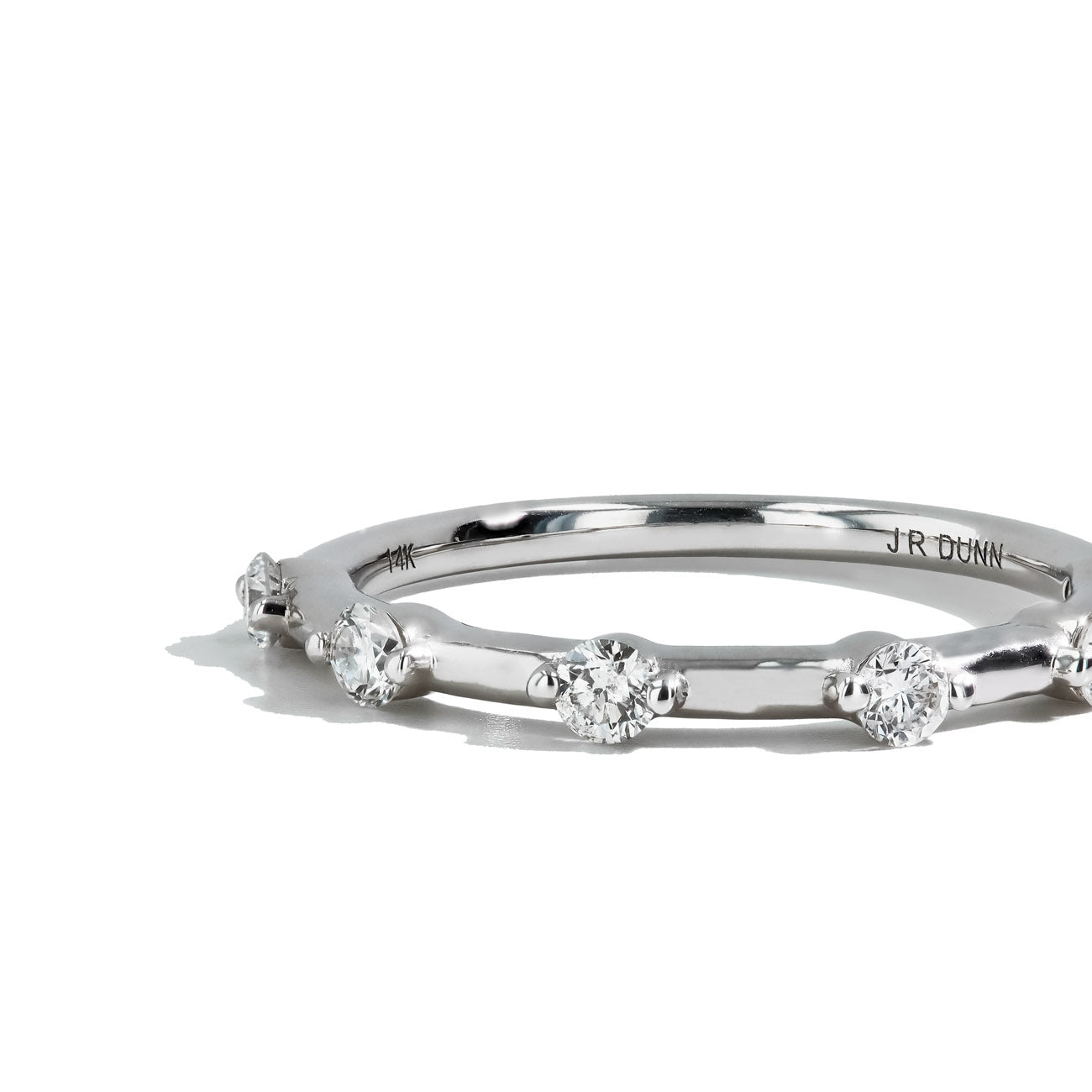 Starlight Diamond Band in 14K Yellow Gold