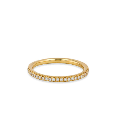 3/4 Diamond Pavé Wedding Band - Private Label product
