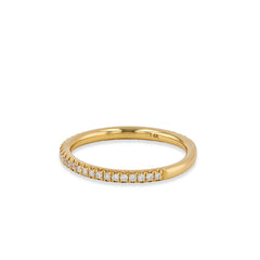 3/4 Diamond Pavé Wedding Band