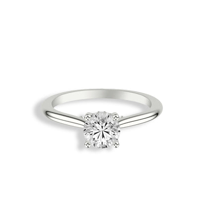 Round Hidden Diamond Engagement Ring Setting - Private Label product