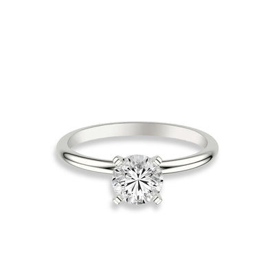 Classic Round Diamond Solitaire Engagement Ring Setting - Private Label product