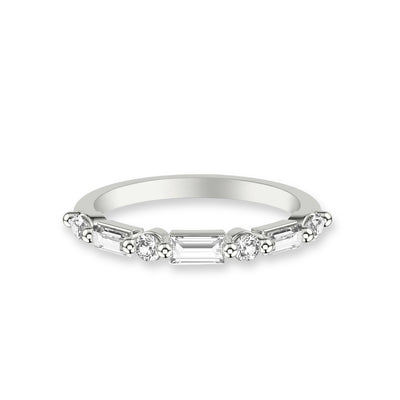 Seven Stone Alternating Diamond Band - Private Label product
