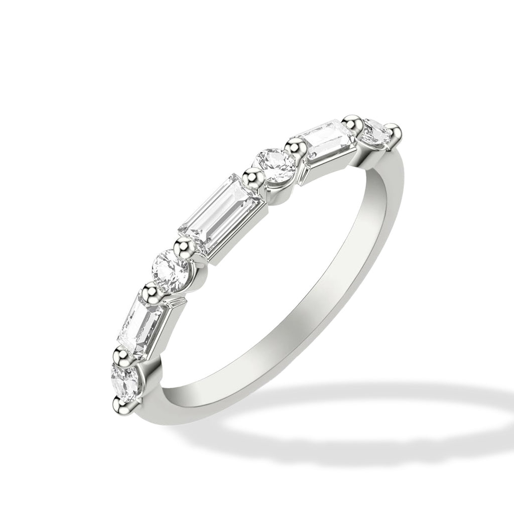 Seven Stone Alternating Diamond Band