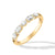 Round and Marquise Alternating Diamond Band