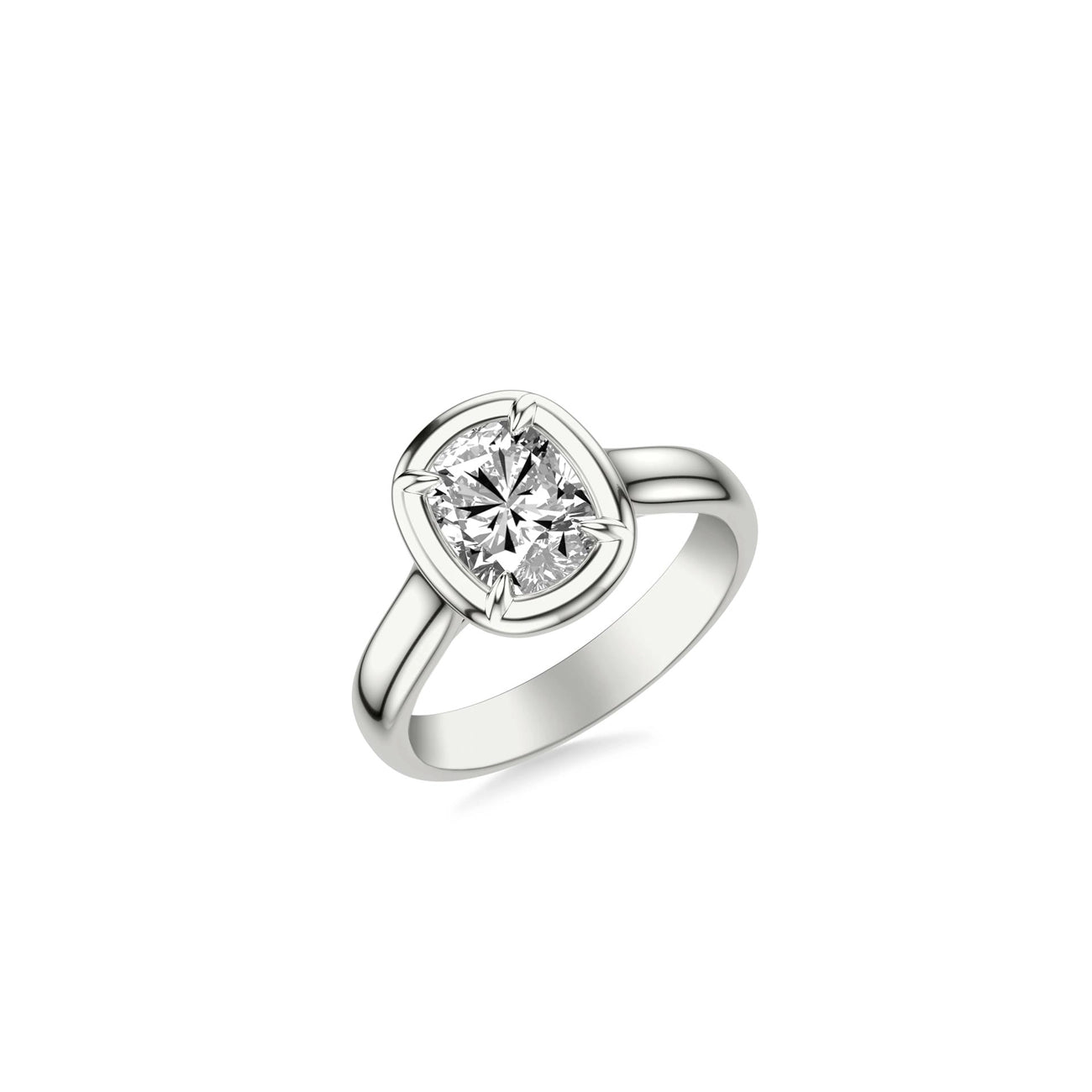 Cushion Cut Heirloom Engagement Ring Setting