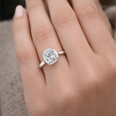 Cushion Cut Heirloom Engagement Ring Setting