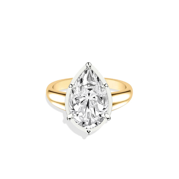 Pear Shape Heirloom Engagement Ring Setting