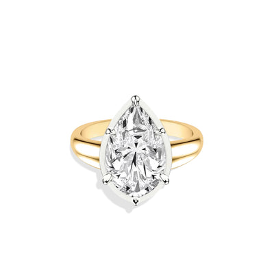 Pear Shape Heirloom Engagement Ring Setting - Private Label product