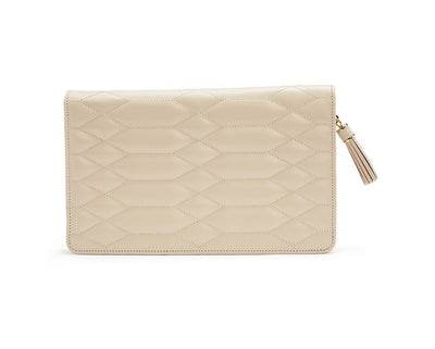 Wolf Caroline Large Jewelry Portfolio in Ivory Leather - Wolf product