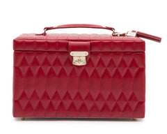 Wolf Caroline Red Large Jewelry Case