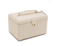 Wolf Caroline Ivory Medium Jewelry Case