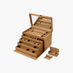 WOLF Lauren Extra Large Jewelry Box in Caramel