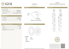 5.03ct Light Yellow Oval GIA Diamond