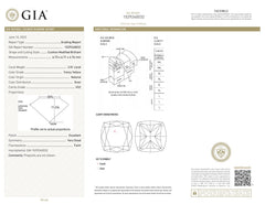Fancy Yellow Cushion Diamond Stud Earrings in 18K Yellow Gold, 4.01ctw