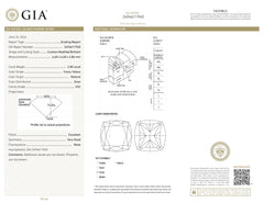 Fancy Yellow Cushion Diamond Stud Earrings in 18K Yellow Gold, 4.01ctw