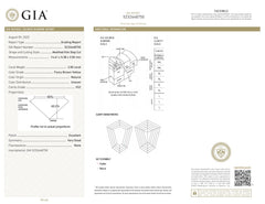 GIA Certified Fancy Brown-Yellow Diamond Kite Stud Earrings