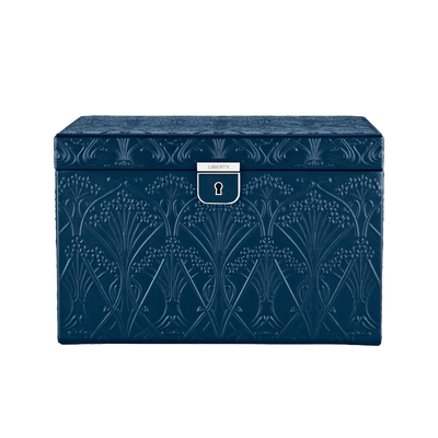 WOLF X LIBERTY All Over Ianthe Large Jewelry Box in Navy - WOLF product