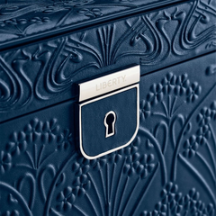 WOLF X LIBERTY All Over Ianthe Large Jewelry Box in Navy