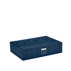 WOLF X LIBERTY All Over Ianthe Medium Jewelry Box in Navy