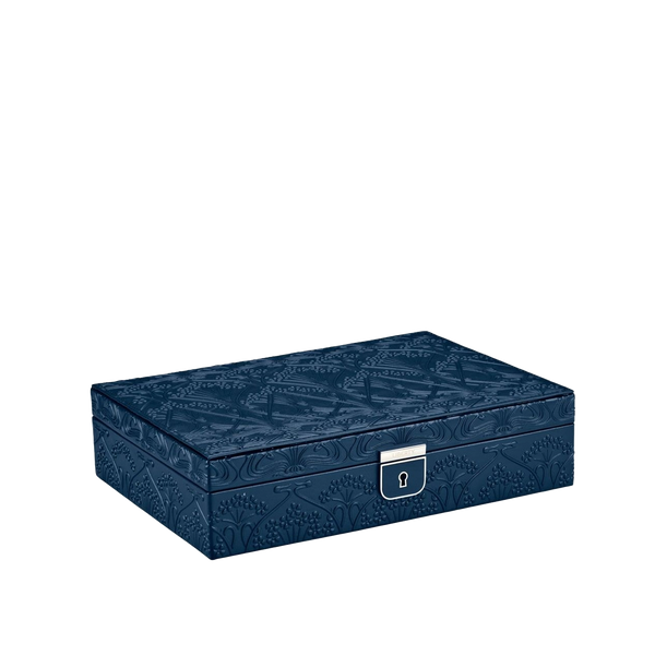 WOLF X LIBERTY All Over Ianthe Medium Jewelry Box in Navy