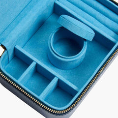 WOLF Sophia Travel Zip Case in Indigo