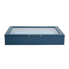 WOLF Sophia Window Jewelry Box in Indigo